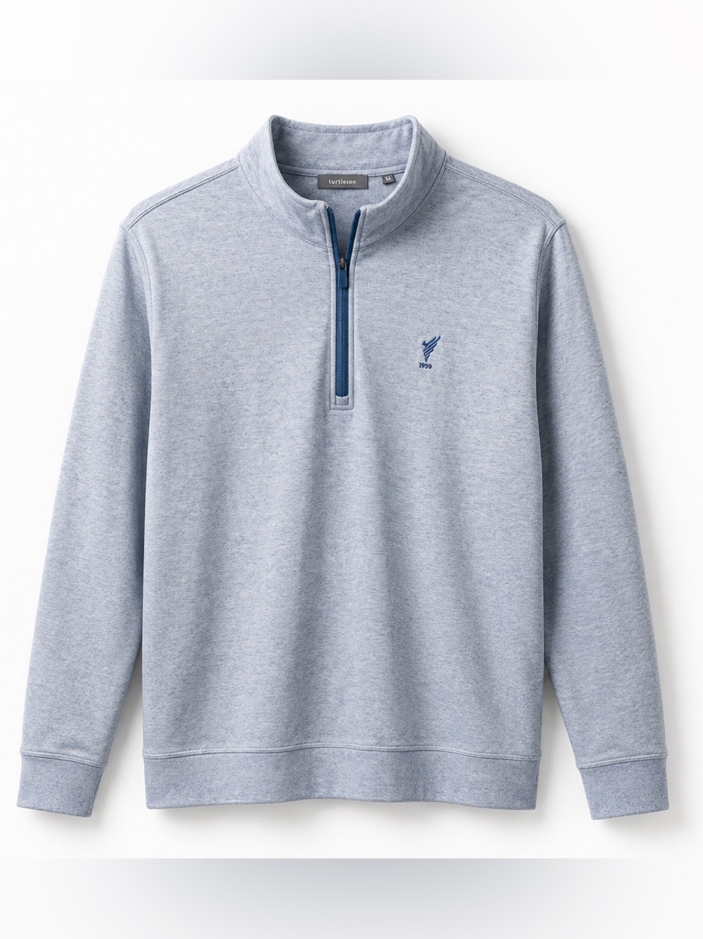 Turtleson Men’s Blue Quarter Zip Pullover XL | Golf